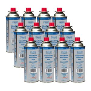 12 x CADAC CAN227 Butan Kartusche mit SSN-29 Anschluss - 227g