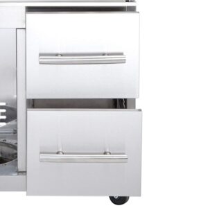 ALLGRILL Schubladen-System rechts für Modular CHEF L - Edelstahl