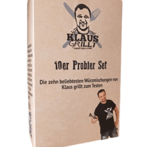 Klaus Grillt 10er Probier Set - 10 x 100g - 10 Kostbarkeiten zum Pr...