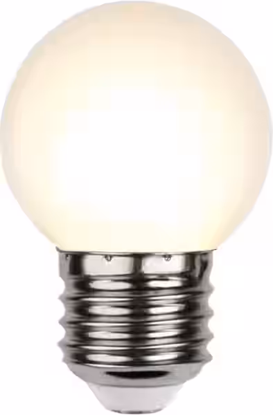 LED Leuchtmittel G45 - warmweiß 2700K - E27 - 1W