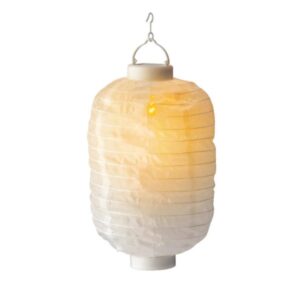 LED Solar Lampion - Flammeneffekt - 30 warmweiße LED - H: 30cm - D:...