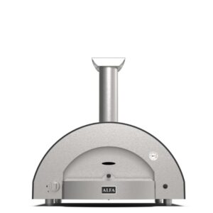ALFA FORNI Classico 4 Pizze Holz Pizzaofen grau