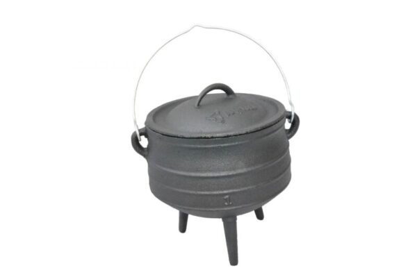 AMPHORA TANDOOR Potjie Kochtopf Gusseisern – 3l