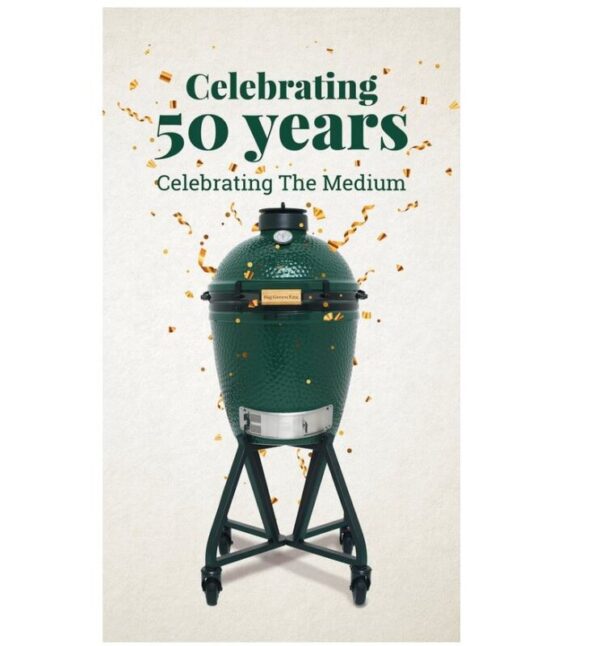 BIG GREEN EGG Medium Starterset 50 Jahre Jubiläumset