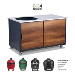 BIG4SPACE Tisch 150 Barrique-Eiche Kamado Joe Classic 1