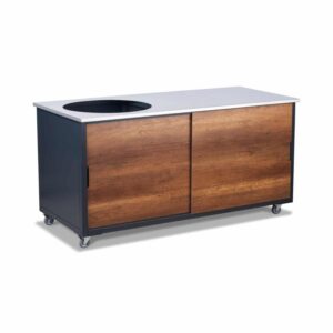 BIG4SPACE Tisch 180 Barrique-Eiche Kamado Joe Big Joe 3