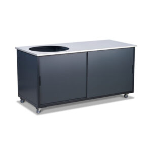 BIG4SPACE Tisch 180 Carbon Grau Andere 22" mit Schanier"