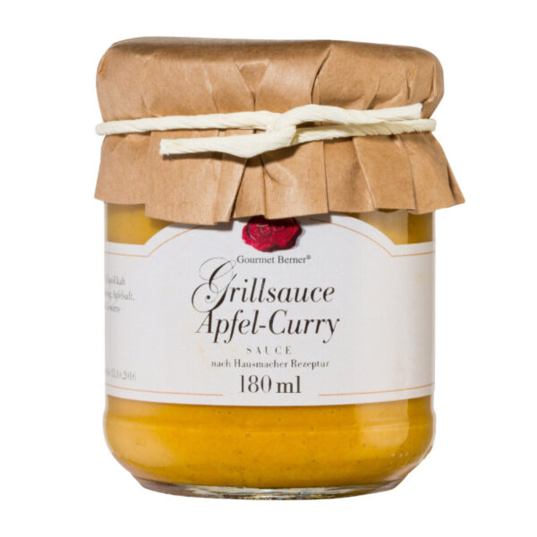 GOURMET BERNER Grillsauce Apfel-Curry 180 ml