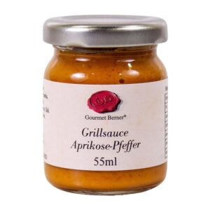 GOURMET BERNER Grillsauce Aprikose-Pfeffer 55ml Glas