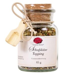 GOURMET BERNER Schafskäse Topping 45g Korkglas