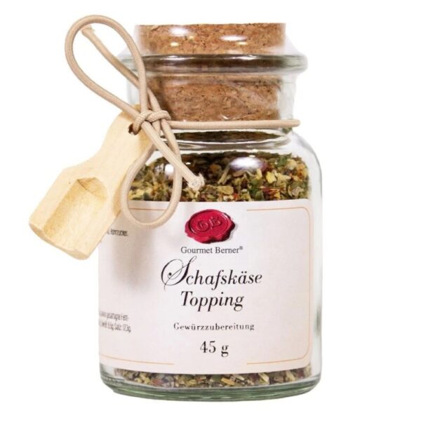 GOURMET BERNER Schafskäse Topping 45g Korkglas