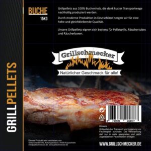 GRILLSCHMECKER Grillpellets reine Buche 15kg