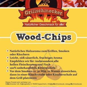 GRILLSCHMECKER Räucher Chips je Sorte 1kg 17 verschiedene Sorten