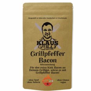 KLAUS GRILLT Grillpfeffer Bacon 250 g Beutel