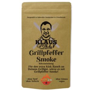 KLAUS GRILLT Grillpfeffer Smoke 250 g Beutel