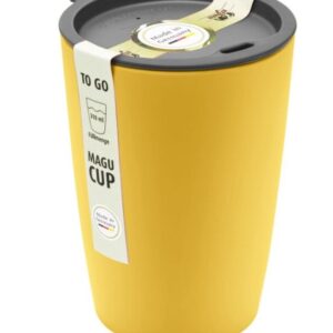 MAGU Trinkbecher "Coffee to Go"" NATUR-DESIGN gelb 0