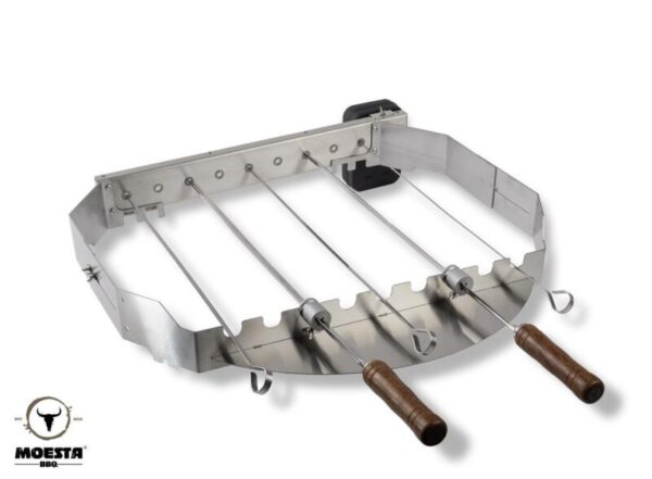 MOESTA BBQ Turnado Set für 57/60cm Pizza Ring -elektrischer Spießdreher 230V