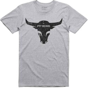 PITBOSS Bull T-Shirt - Grey Heather - Mens XL