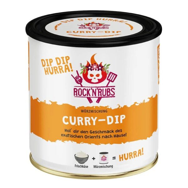 ROCK N´RUBS Dip Dip Hurra - Curry Dip 140g