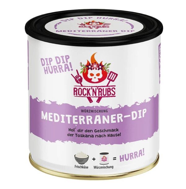 ROCK N´RUBS Dip Dip Hurra - Mediterraner Dip 140g