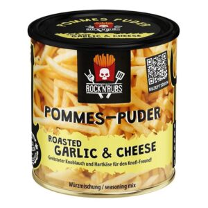 ROCKNRUBS Pommes-Puder - Roasted Garlic + Cheese Dose