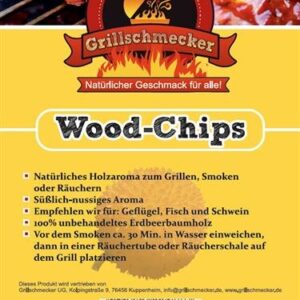 Räucher Chips von Grillschmecker 1kg Erdbeerbaum