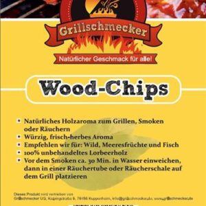 Räucher Chips von Grillschmecker 1kg Lorbeer