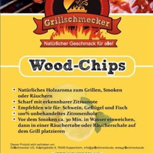 Räucher Chips von Grillschmecker 1kg Zitrone