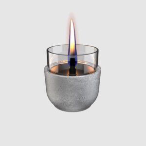 TENDERFLAME Violet 8 Lava Porcelain Grey