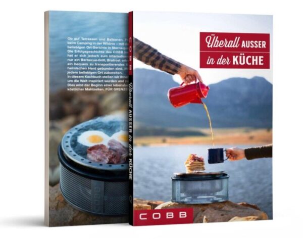 TGO Cobb Kochbuch "Überall ausser in der Küche"" NEU"