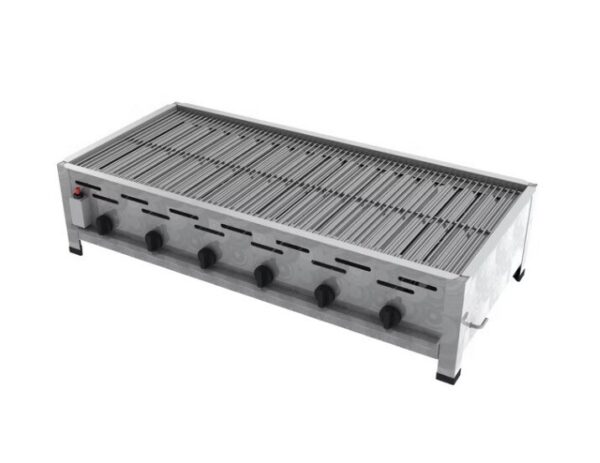 TGO Gastrobräter PROFI 6 mit Grillrostset für Rostbetrieb