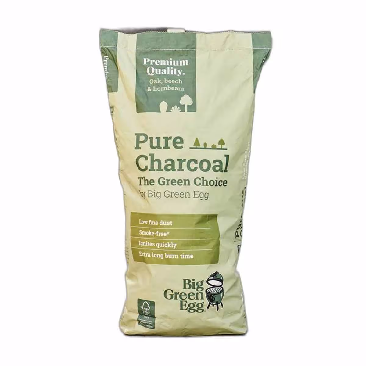 Big Green Egg Holzkohle Pure Charcoal - The Green Choice | 9 kg