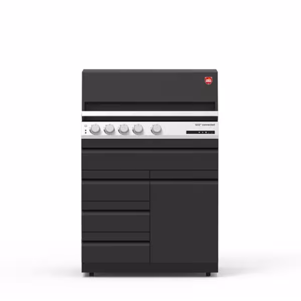 Otto Wilde G32" Connected Gasgrill | Schrank mit Schubladen und Tür