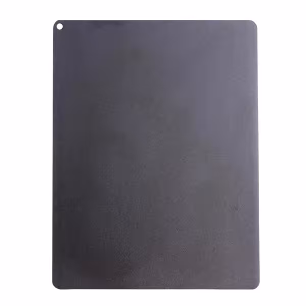 SANTOS !! B-Ware !! Eckige Backplatte aus Carbonstahl für Pizza & Co. 35 x 45 cm