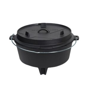 SANTOS Dutch Oven 9qt mit Füßen – Safe Stand Edition