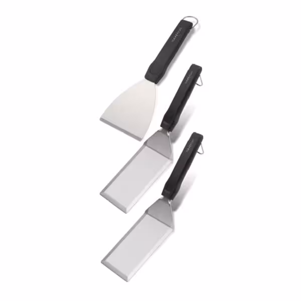SANTOS Spachtel-Set Plancha Erstausrüstung 3-teilig | Edelstahl