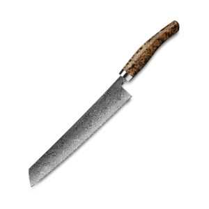 Nesmuk Exklusiv Damast Brotmesser 27 cm - Griff Karelische Maserbirke