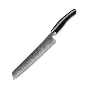 Nesmuk Exklusiv Damast Brotmesser 27 cm - Griff Micarta schwarz