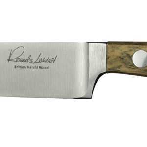 Güde Alpha Fasseiche Steakmesser 12 cm - CVM-Messerstahl mit Griffschalen aus Weinfass-Eichenholz