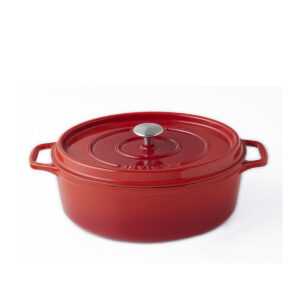 Invicta Cocotte oval 29 cm / 5 L - Gusseisen rot