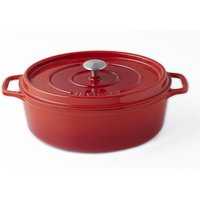 Invicta Cocotte oval 31 cm / 6 L - Gusseisen rot