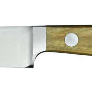 Güde Alpha Olive Gemüsemesser 9 cm - CVM-Messerstahl mit Griffschalen aus Olivenholz