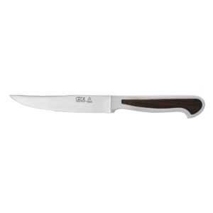 Güde Delta Steakmesser glatt 12 cm - CVM-Messerstahl mit Griffschalen aus Grenadillholz