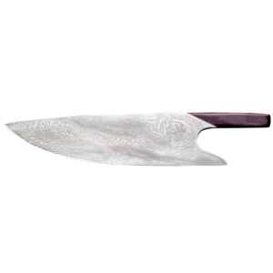 Güde The Knife Damast-Stahl Kochmesser 26 cm - Griff aus Grenadillholz