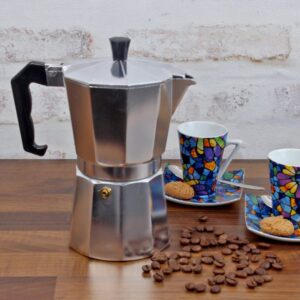 Espressokocher für 6 Tassen - 300ml - Aluminium - 16