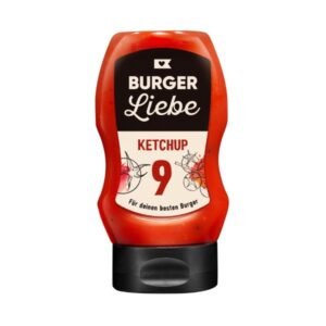 BURGER LIEBE Burgersoße - Ketchup - 300ml - vegan - ohne Konservier...