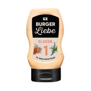 BURGER LIEBE Burgersoße - Klassik - 300ml - vegan - ohne Konservier...