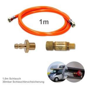 Wohnmobil Anschluss KIT 100cm - Schnellkupplung