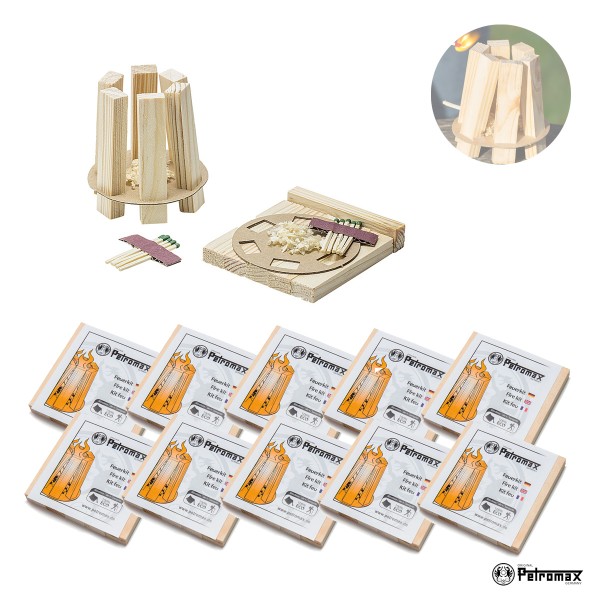 Petromax 10er Set Feuerkit kit - Praktische Anzündhilfen