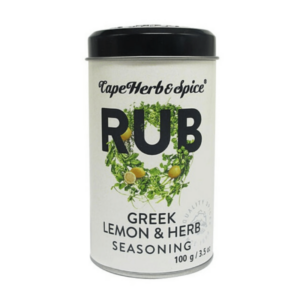 Cape Herb & Spice Rub Greek Lemon & Herb - 100g Gewürzsalz mit Oreg...